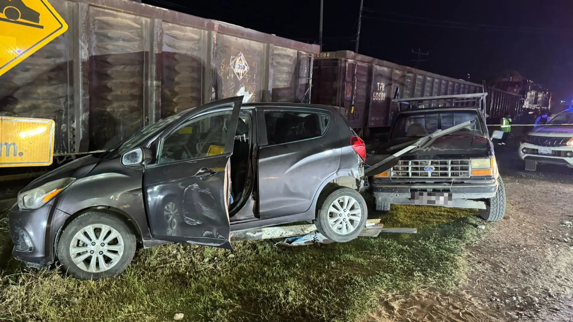 El accidente ocurrió en el crucero que da acceso al fraccionamiento Arecas, en el sur de Altamira